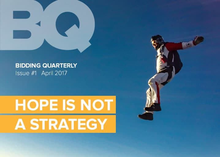 Issue 1 - Hope is not a strategy